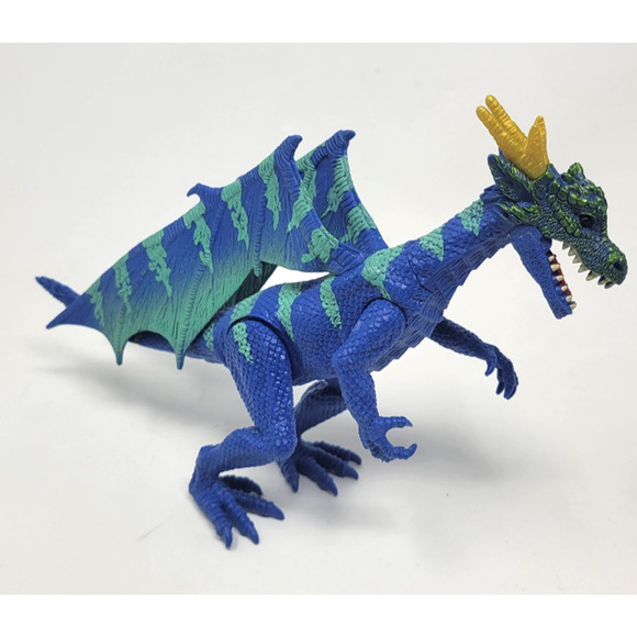 Vintage Kid Galaxy Posable Dragons Set of 6 - Fantasy Action Figure Lot - Picture 2 of 7